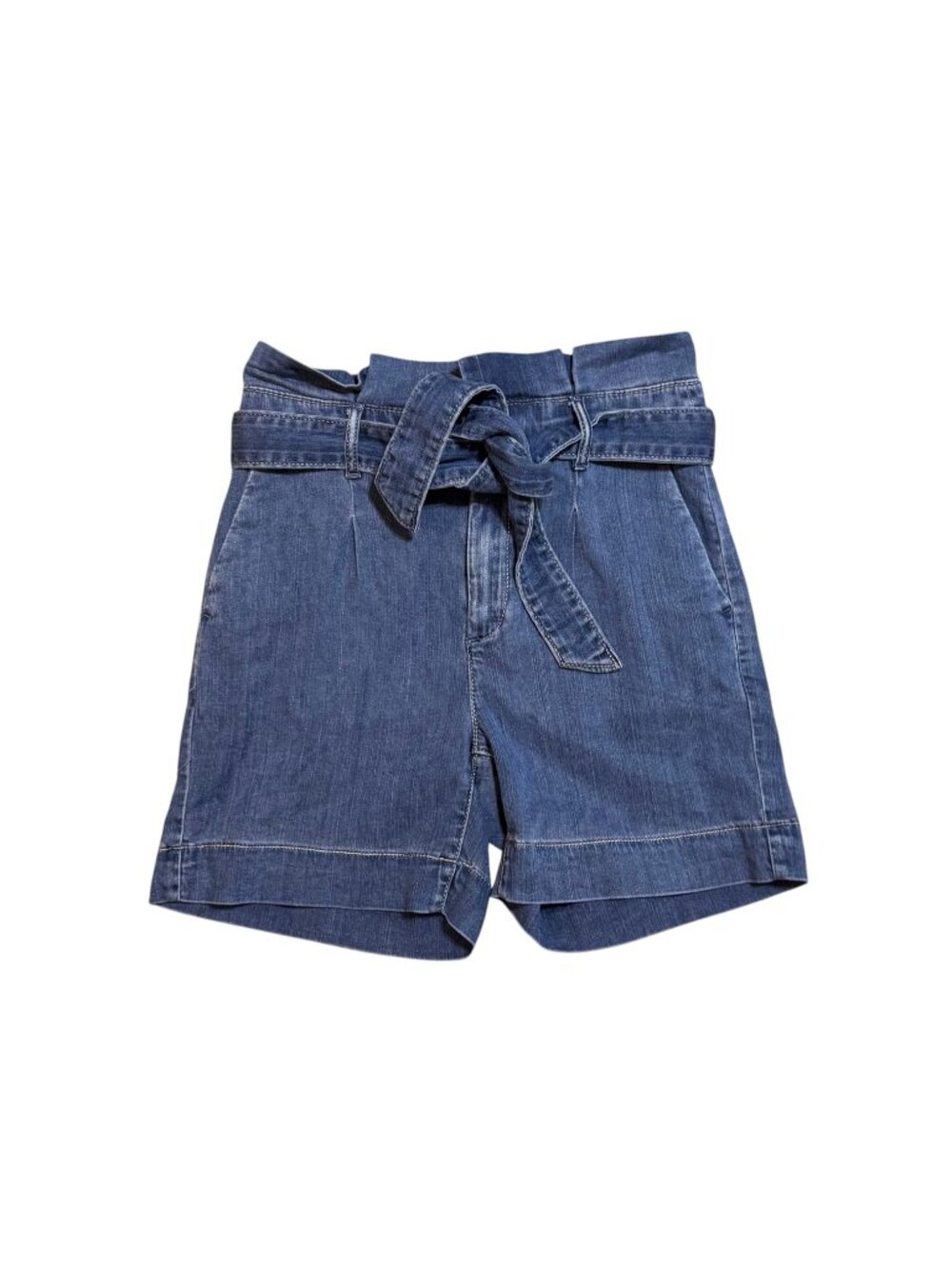 WHBM Chambray Shorts w/Belt Size 0